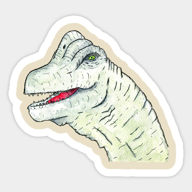 Dinosaur 2 - Brachiosaurus Sticker by sbsiceland